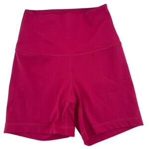 Yogalicious Lux Hot Pink Bike Shorts XS